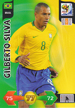 Gilberto Silva Brazil Panini 2010 World Cup #40
